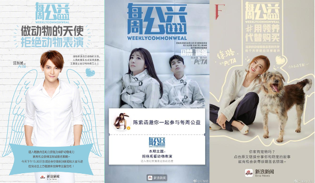 新浪新聞app邀明星助力每周公益 公益?zhèn)鞑ラ_(kāi)啟“星動(dòng)”模式