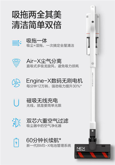 無(wú)線吸塵器，睿米NEX給你答案