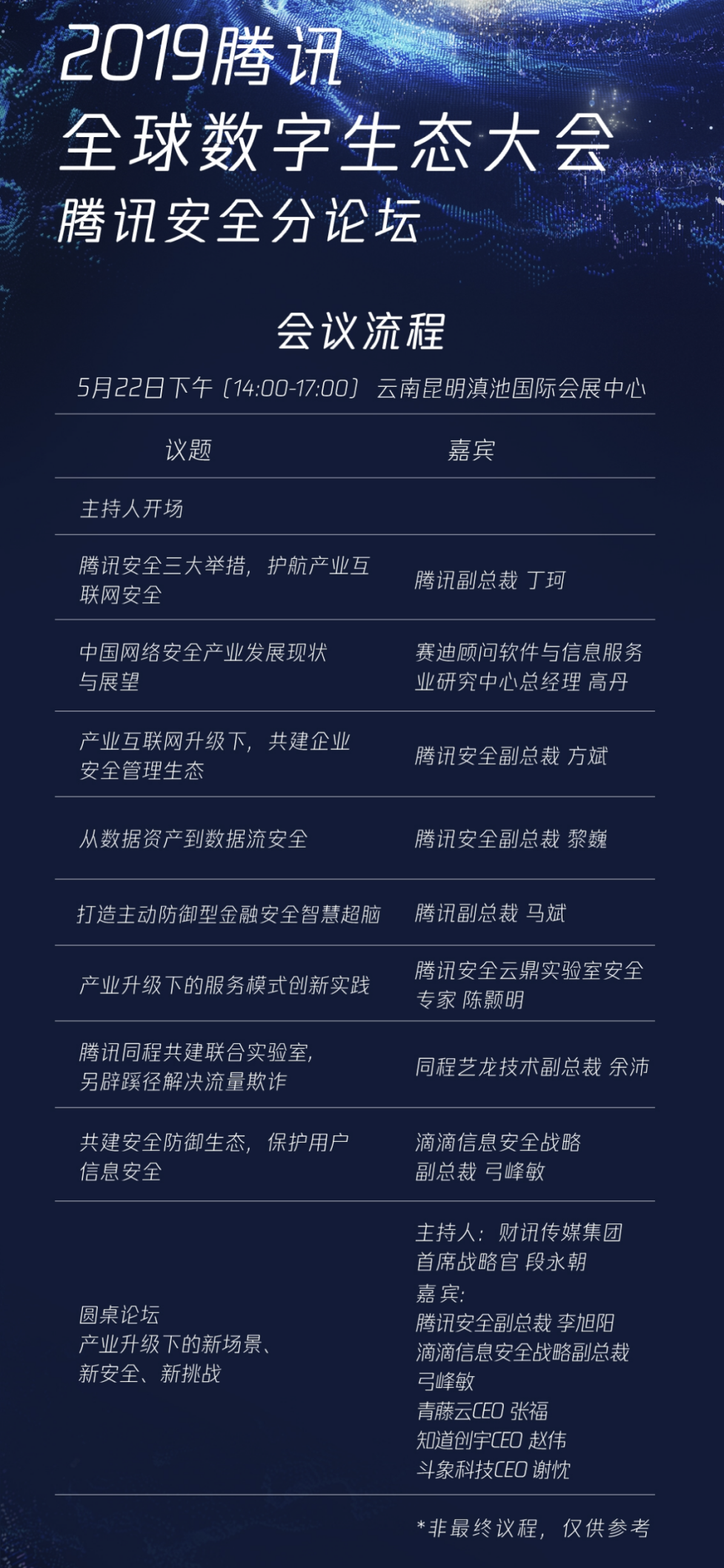 騰訊全球數(shù)字生態(tài)大會即將開幕 騰訊安全分論壇三大亮點搶先看！