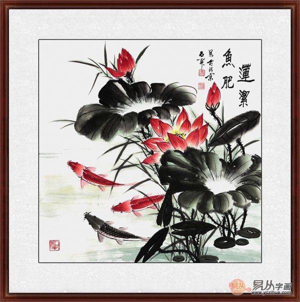 不知道餐廳里掛什么畫好，看看這些小品花鳥畫美不美