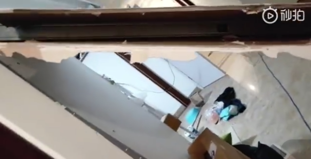 又發(fā)安全事件！自如深圳的隔斷房被暴風(fēng)雨吹塌