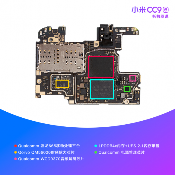 小米CC9e整機拆解，前置3200萬+4800萬超廣角AI三攝讓美無處可藏