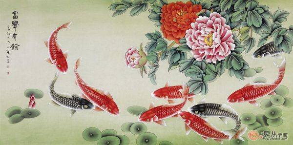 家居背景墻掛畫有啥講究？想要風(fēng)水運勢好就掛吉祥花鳥畫