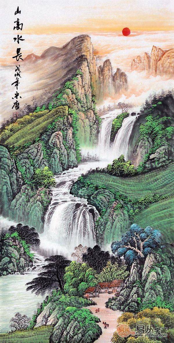 走廊裝飾掛什么畫好用山水畫打造你的藝術長廊