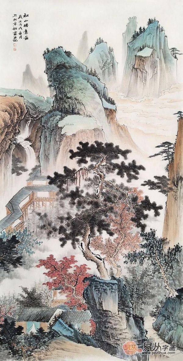 走廊裝飾掛什么畫好用山水畫打造你的藝術長廊