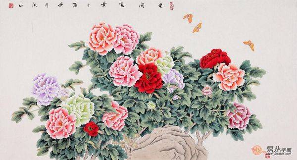 客廳墻裝飾掛什么畫好，給家?guī)砑楦獾幕B國畫推薦