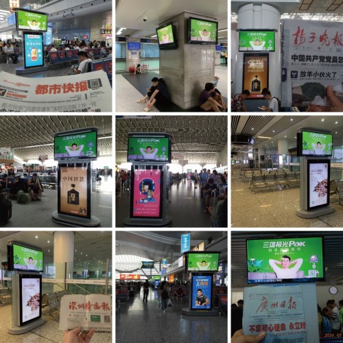 全速前進(jìn)！三雄極光高鐵廣告霸屏千里