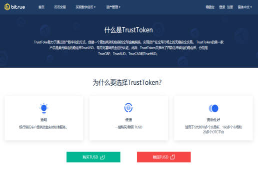 TrustToken與Bitrue合作 ，宣布開(kāi)通TUSD官網(wǎng)快速購(gòu)兌通道并即將上線THKD