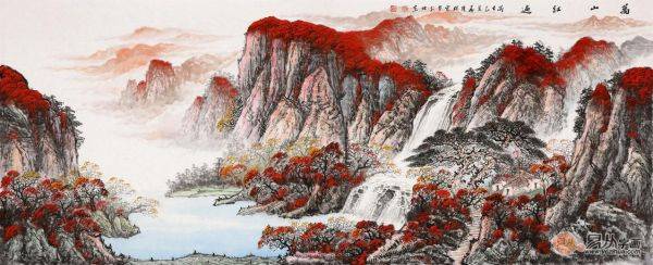 客廳風(fēng)水畫怎么選？名家山水畫催財旺運品位佳
