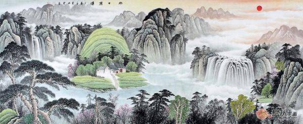 客廳掛裝飾畫，耐人尋味趣味雅致