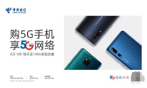 5G手機上市，北京電信推出“購機每月送100GB流量”政策