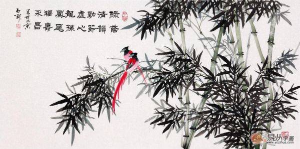 梅蘭竹菊的君子品質(zhì)，名家石開梅蘭竹菊四君子國畫作品欣賞