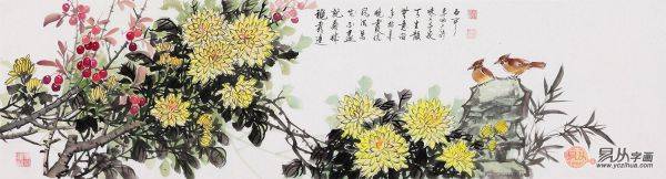 梅蘭竹菊的君子品質(zhì)，名家石開梅蘭竹菊四君子國畫作品欣賞