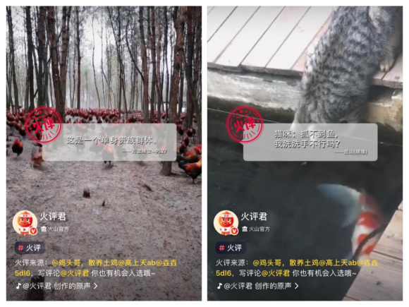 溫暖有趣又專(zhuān)業(yè)精彩，火山小視頻上這些最火評(píng)論暖哭百萬(wàn)網(wǎng)友！
