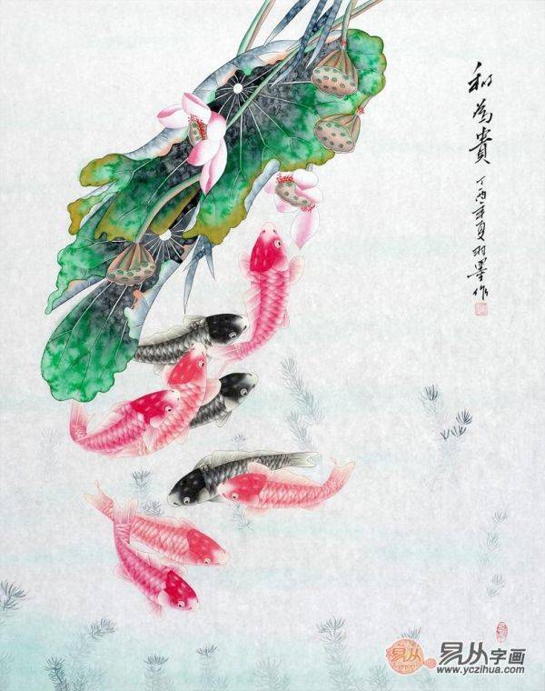 適合玄關的裝飾畫，這5款吉祥花鳥畫，顏值風水兩相宜
