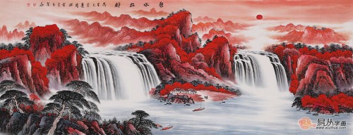 精美客廳沙發(fā)背景墻掛畫，家里都美呆了
