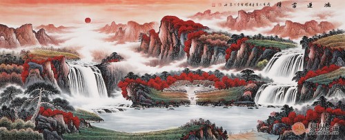 精美客廳沙發(fā)背景墻掛畫，家里都美呆了