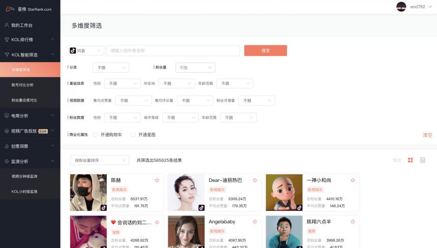 星榜數(shù)據(jù)：如何在短視頻平臺快速匹配達人完成一次營銷閉環(huán)？