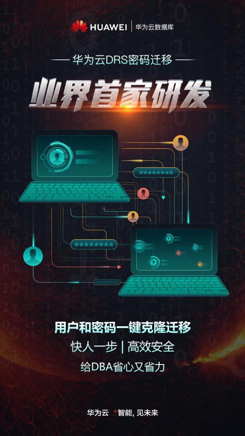 華為云DRS一鍵式密碼遷移，給DBA省心又省力
