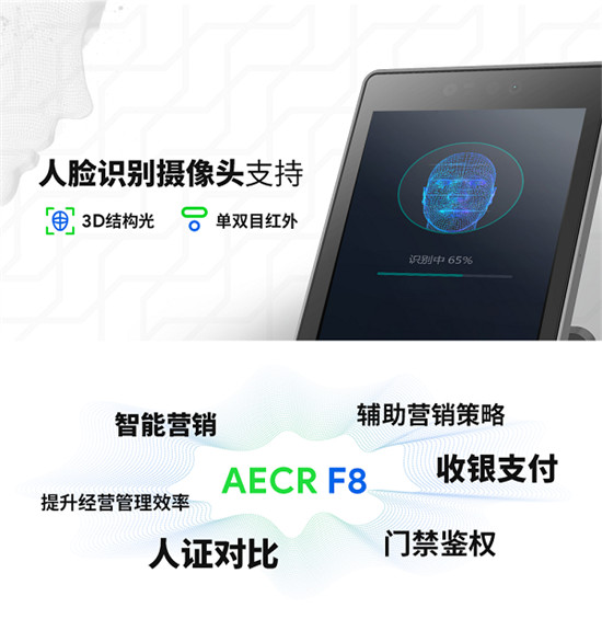 微信支付“開放平臺設備展示”呈現(xiàn)AECR F8