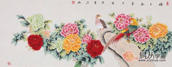 這些精美的沙發(fā)背景墻花鳥畫，絕對吸人眼球！