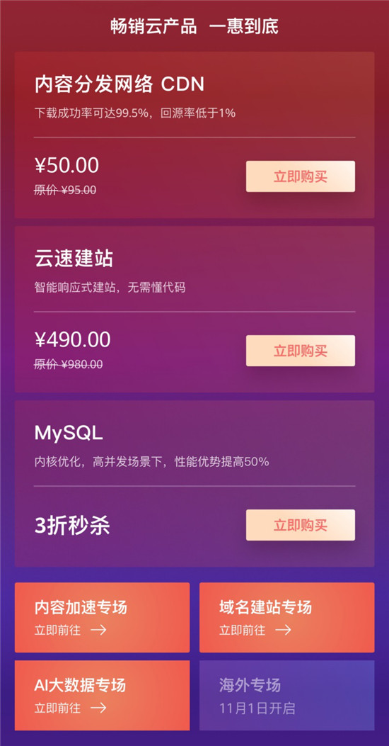 預售不想買？今天就過11.11，你來華為云看看優(yōu)惠嗎？