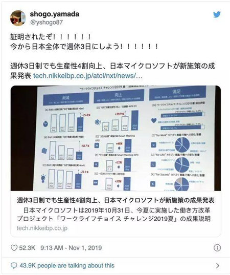 微軟日本憑啥每周只上4天班？中國(guó)企業(yè)用智能OA做得更好……