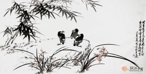 沙發(fā)后應(yīng)該掛什么畫？鄭曉京花鳥畫佳作 大氣典雅韻味別致