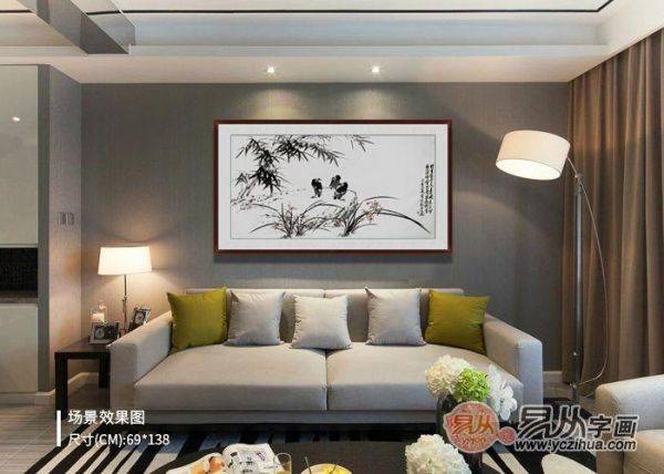 沙發(fā)后應(yīng)該掛什么畫？鄭曉京花鳥畫佳作 大氣典雅韻味別致