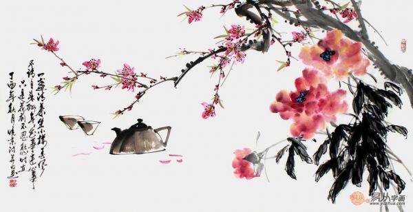 沙發(fā)后應(yīng)該掛什么畫？鄭曉京花鳥畫佳作 大氣典雅韻味別致
