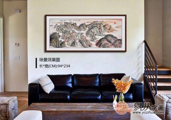 看看這些經(jīng)典客廳橫幅山水畫，你家中掛對(duì)了嗎