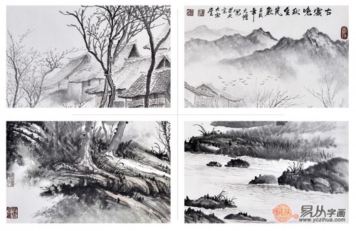 吳大愷寫(xiě)意山水畫(huà)品賞，這是對(duì)藝術(shù)的一種升華
