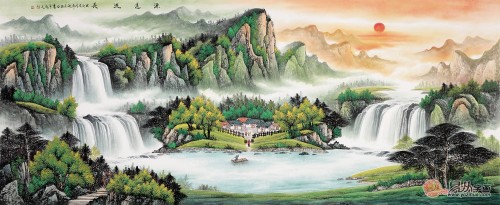 技巧分享：對于客廳背景墻掛畫應(yīng)該怎樣選擇，看看幾種風(fēng)格你喜歡嗎