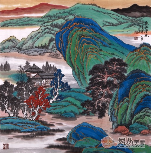 技巧分享：對于客廳背景墻掛畫應(yīng)該怎樣選擇，看看幾種風(fēng)格你喜歡嗎