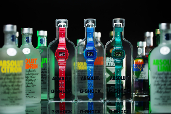 潮流入喉！G-SHOCK X ABSOLUT絕對(duì)伏特加聯(lián)名款破界來襲