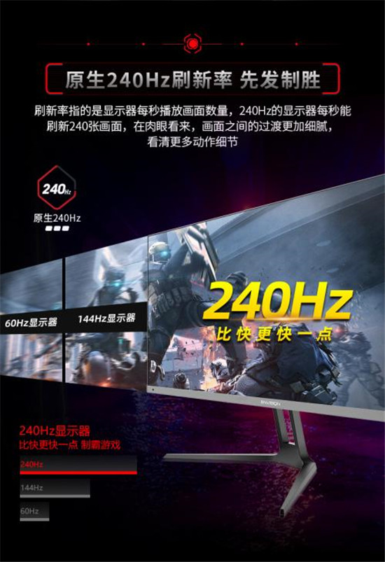 易美遜原生240Hz電競(jìng)新品顯示器G271GZ強(qiáng)勢(shì)來襲