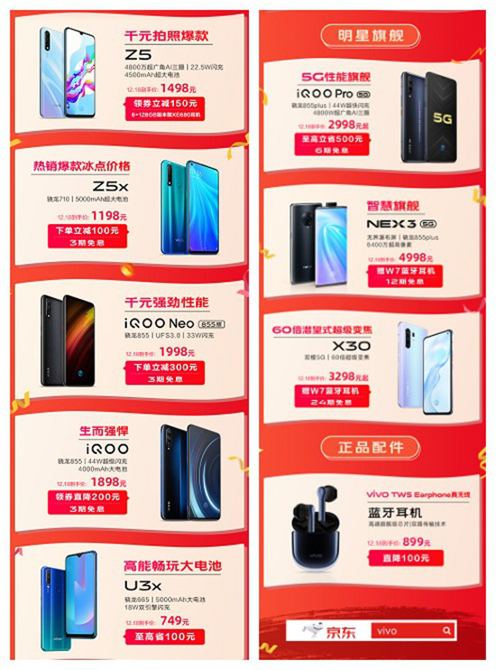 vivo京東超級品牌日活動購機攻略，有三款vivo手機更適合選擇