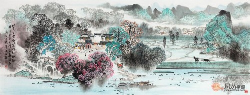 江南山水畫的重新詮釋，感受藝術(shù)需要用心去體會(huì)