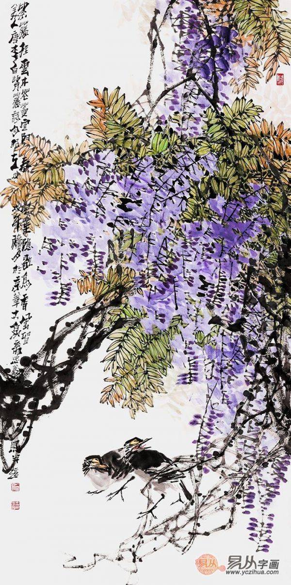 玄關(guān)用什么畫裝飾比較好，經(jīng)典好寓意玄關(guān)花鳥畫解讀