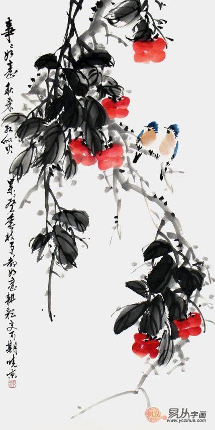如何挑選餐廳掛畫？鄭曉京花鳥畫為餐廳帶來(lái)藝術(shù)氣息