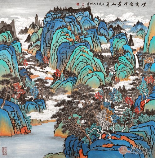 國畫山水上色技巧有講究,知道這些盤點,體現(xiàn)你的藝術水準