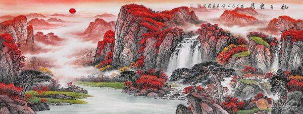 客廳掛畫(huà)如何選擇？精美的山水畫(huà)幫你大忙