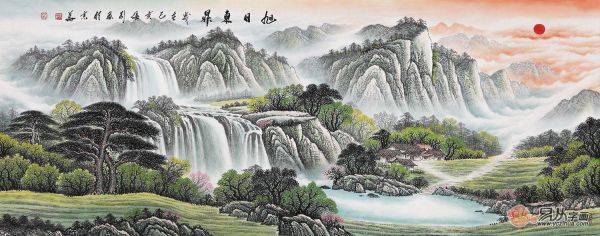 客廳掛畫(huà)如何選擇？精美的山水畫(huà)幫你大忙
