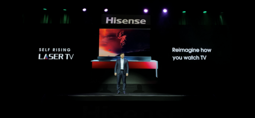 全球首臺(tái)卷曲屏幕激光電視誕生！CES 2020開幕前夕海信放大招