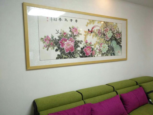 客廳內(nèi)掛什么字畫好，吉祥又有品的名家石開花鳥畫匯總