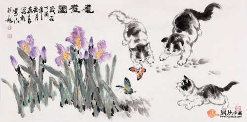 適合掛在臥室的字畫有哪些，當屬當代名家手繪花鳥畫