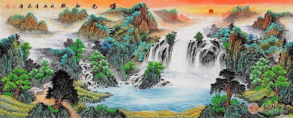 客廳掛山水畫美輪美奐 這些佳作不容錯(cuò)過