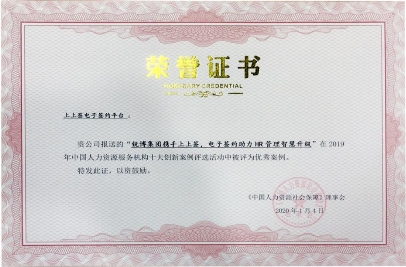 電子勞動(dòng)合同再受認(rèn)可，上上簽電子簽約入選“2019中國(guó)人力資源服務(wù)年度優(yōu)秀案例”