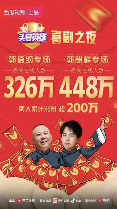 《頭號英雄》喜劇之夜專場，和郭德綱郭麒麟一起在笑聲中通關(guān)拿獎！