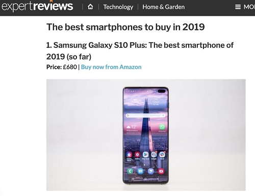 三星Galaxy S10系列有多優(yōu)秀？看看外媒這些獎(jiǎng)就知道了
